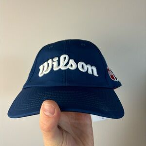Wilson Pro Tour Golf Cap Men’s Medium (Navy Blue, Adjustable) Hat